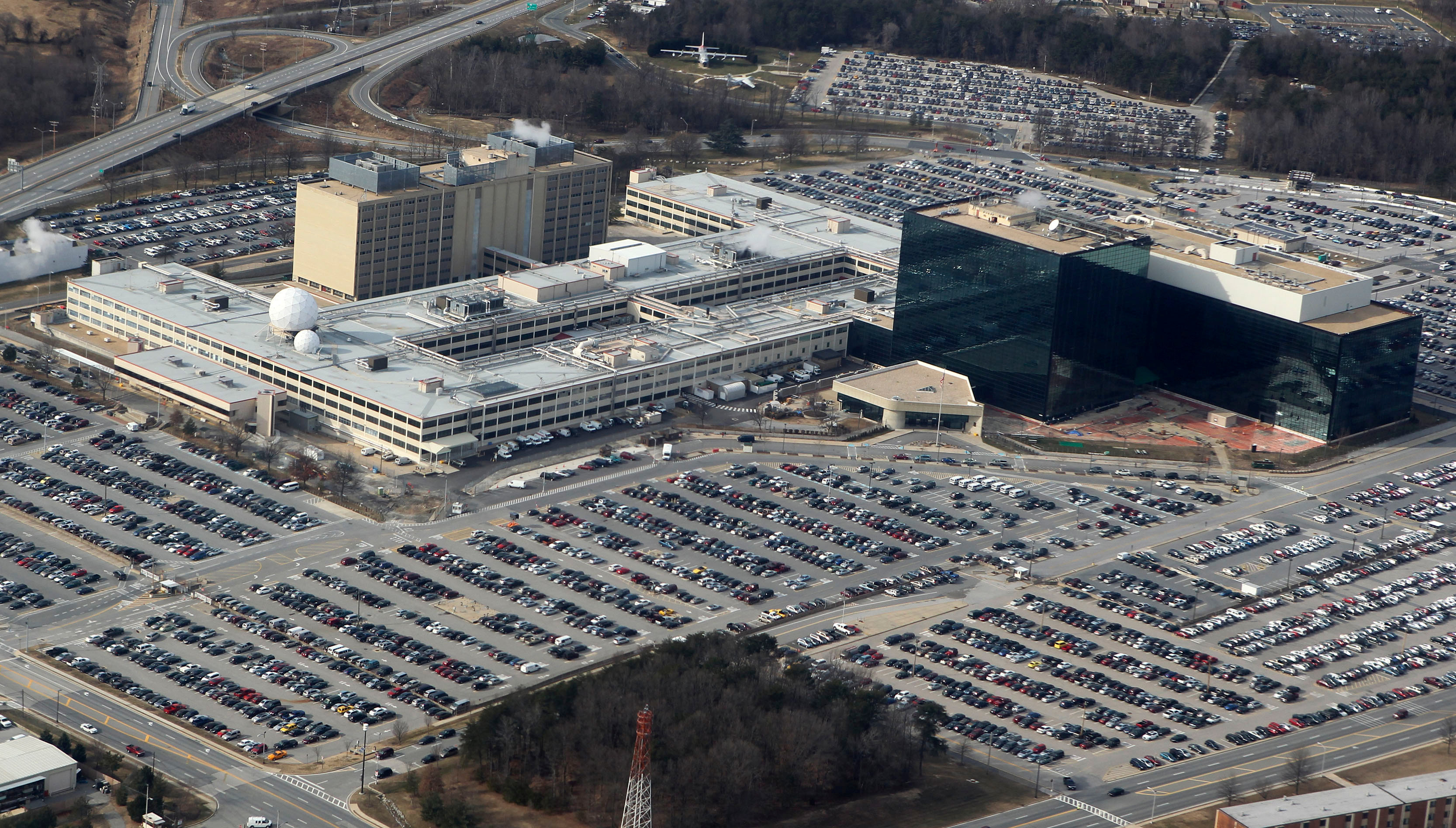 نمای هوایی از سازمان امنیت ملی آمریکا