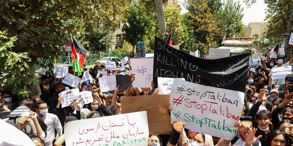 Tehran Prepares For Refugee Influx As Afghans In Iran Protest 