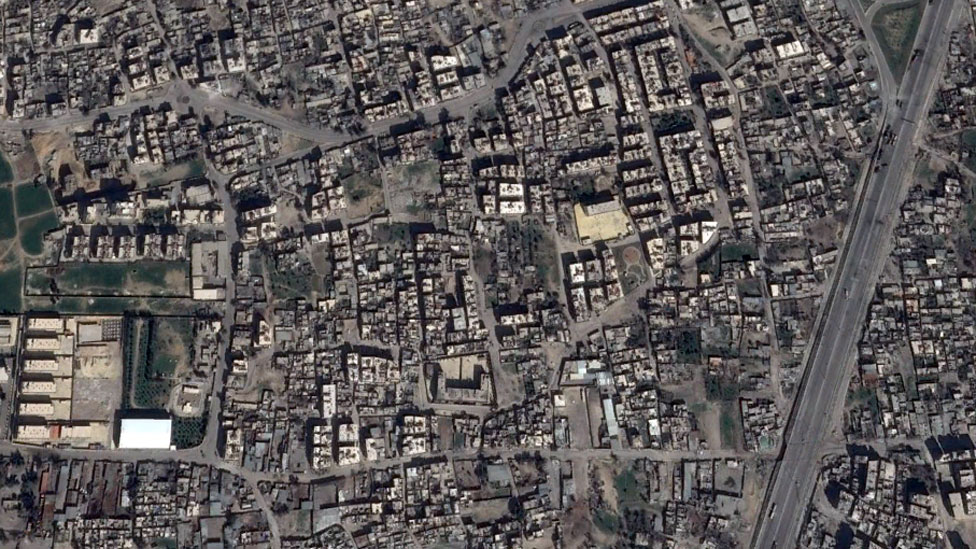 تصاویر ماهواره‌ای از غوطه شرقی