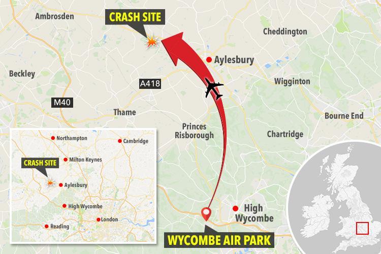 برخورد یک هواپیما با هلیکوپتری در آسمان انگلیس