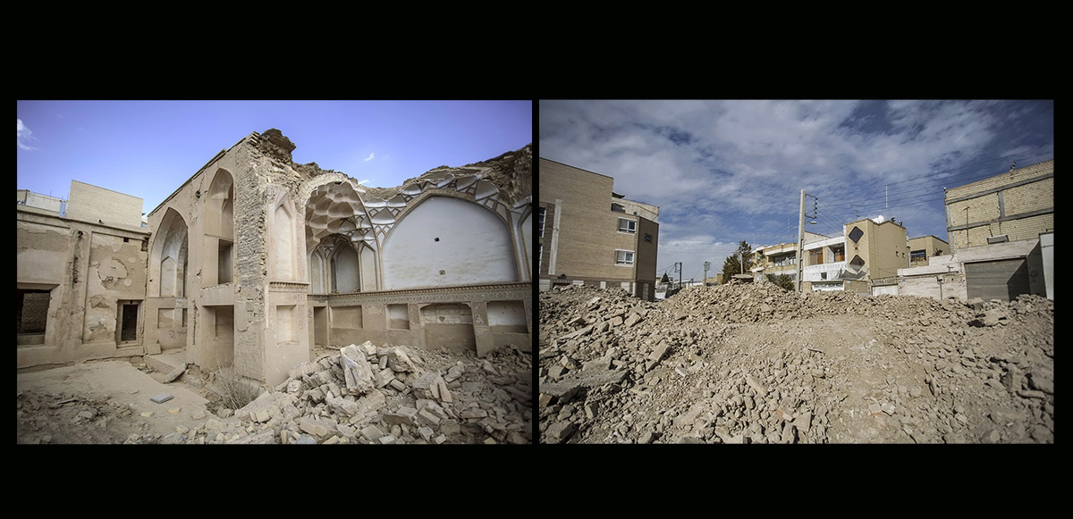 تخریب خانه تاریخی«نائل» اصفهان توسط افراد ناشناس
