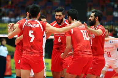 دیدار ایران و آلمان در لیگ والیبال ملت‌های دنیا