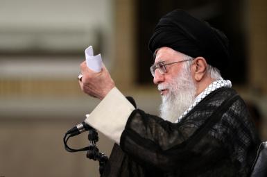 علی خامنه‌ای رهبر جمهوری اسلامی ایران