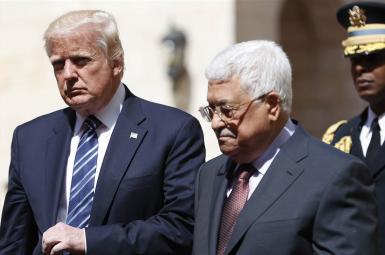 محمود عباس و دونالد ترامپ