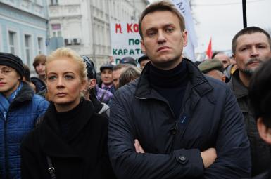 آلکساندر ناوانلی رهبر حزب مخالف در روسیه