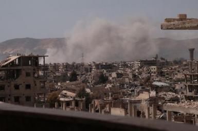 اسرائیل با دو موشک منطقه‌ای در نزدیکی فرودگاه دمشق