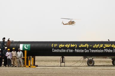 خط لوله انتقال گاز ایران به پاکستان و بعد هند در مرحله احداث