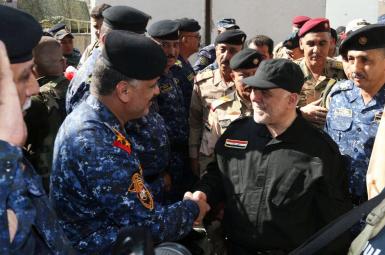 حیدر العبادی، نخست وزیر عراق، صبح روز یکشنبه ۱۸ تیرماه، وارد شهر موصل شد