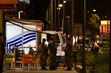 تروریست مسلح به چاقو در بروکسل