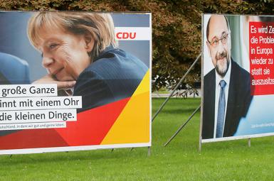 حزب آنگلا مرکل به سوی پیروزی در انتخابات آلمان می‌رود