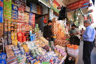 مغازه‌ای در شهر زاخو در اقلیم کردستان عراق