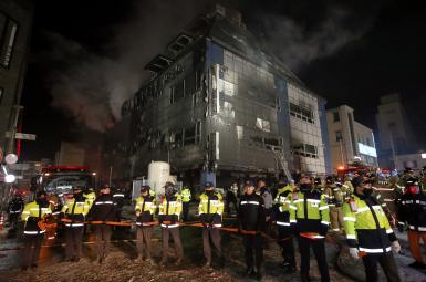 آتش‌سوزی در کره جنوبی