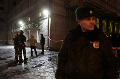 انفجار یک بمب دست‌ساز در شهر سن‌پترزبورگ روسیه
