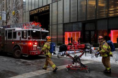 آتش‌سوزی در برج ترامپ در نیویورک
