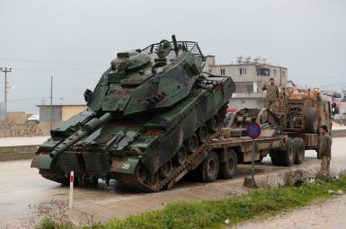تانکهای ترکیه در مرز سوریه
