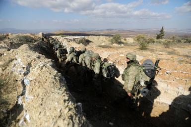 نیروهای ارتش ترکیه در شمال‌غربی سوریه