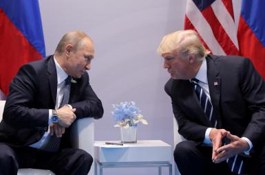 دیدار ترامپ و پوتین در کاخ سفید 