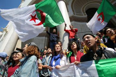تظاهرات ضددولتی در الجزیره، پایتخت الجزایر