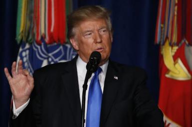 سخنرانی ترامپ در مورد اعزام نیرو به افغانستان