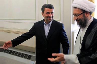احمدی نژاد و لاریجانی