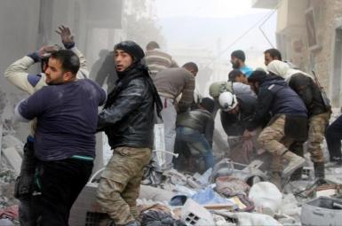کشته شدن ۱۵۰ غیرنظامی در ادلب توسط جنگنده‌های روسیه