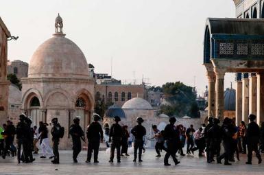 پلیس اسرائيل و کنترل اوضاع در مسجد الاقصی