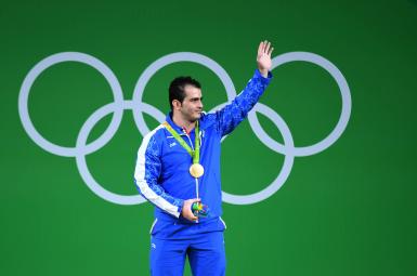 سهراب مرادی، دارنده مدال طلای وزنه برداری بازی های المپیک ۲۰۱۶ ریو برزیل