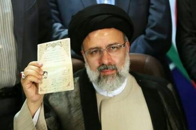 Ebrahim Raeesi, the head of Iran's hardliner Judiciary registers in presidential elections. May 15, 2021