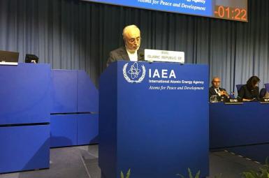 علی‌اکبر صالحی در شصت‌ودومین کنفرانس عمومی آژانس بین‌المللی انرژی اتمی