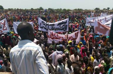 اعتراض پناهجویان دارفور به سفر عمر البشیر