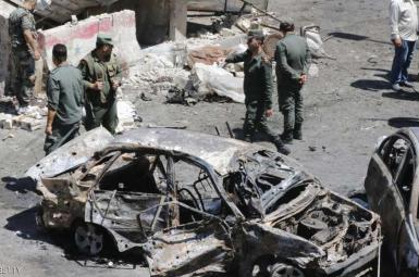  حمله انتحاری در مرکز دمشق سوریه