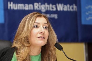 سارا لی ویتسون (Sarah Leah Whitson) مسئول میز خاورمیانه در سازمان دیده‌بان حقوق بشر