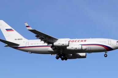 هواپیمای ایلیوشین روسیه به شماره‌ی  (RA-96022)