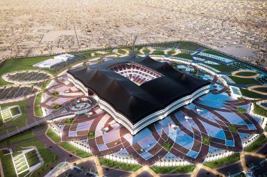 ماکت استادیوم مسابقات جام جهانی ۲۰۲۲ در قطر 