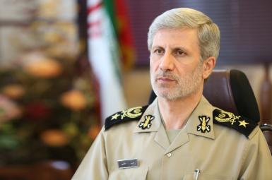 سرتیپ امیر حاتمی، وزیر دفاع و پشتیبانی نیروهای مسلح ایران