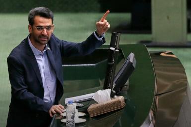 Iran's outgoing minister of communication, Mohammad-Javad Azari-Jahromi. FILE