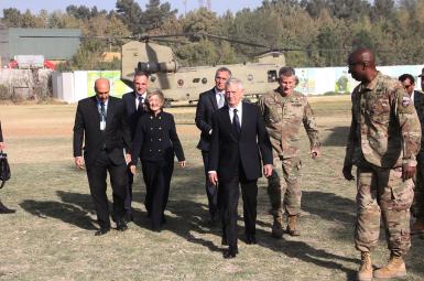 دیدار وزیر دفاع آمریکا از افغانستان