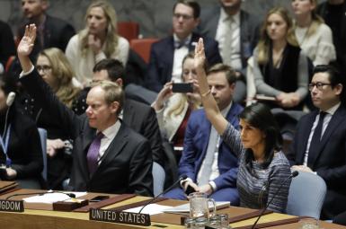نیکی هیلی در جلسه شورای امنیت سازمان ملل
