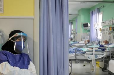 A hospital COVID ward in Mashhad, Iran. August 6, 2021