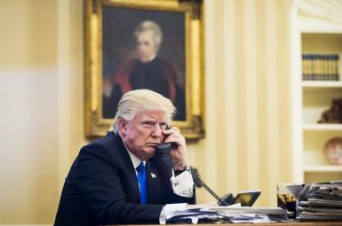 دونالد ترامپ در تماس تلفنی با رهبران عرب