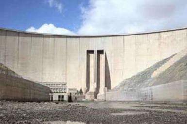 A dam in central Iran without water in 2017. FILE photo