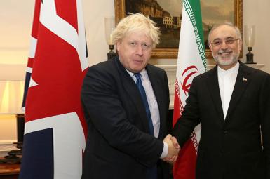 دیدار صالحی با وزیر خارجه بریتانیا در لندن