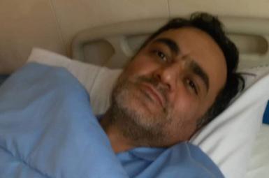 سعید ملک‌پور در بیمارستان طالقانی
