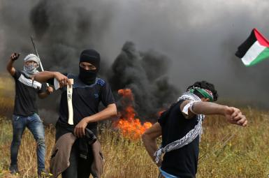 «راهپیمایی بازگشت» در مرز نوار غزه با اسرائیل