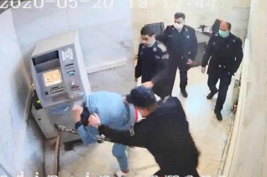Images released by hackers show guards beating a prisoner in Iran. FILE PHOTO