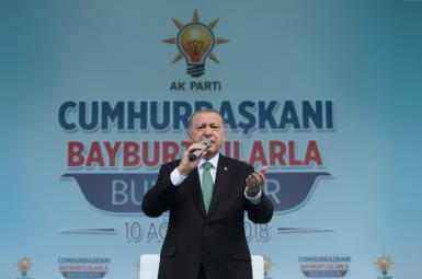 سخنرانی پس از نمازجمعه رجب‌طیب اردوغان در بایبورت، در واکنش به سقوط ارزش لیر