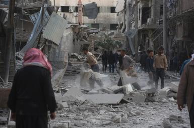 بمباران‌های هوایی در سوریه