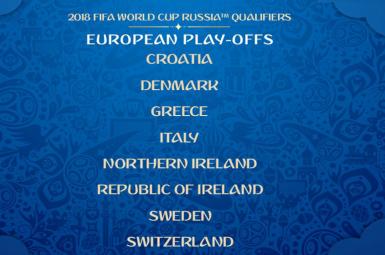 هشت تیم راه یافته به مرحله پلی آف صعود به جام جهانی در قاره اروپا مشخص شدند.