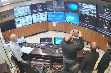 Iranian hackers published this photo of the control room in Evin prison, August 22, 2021