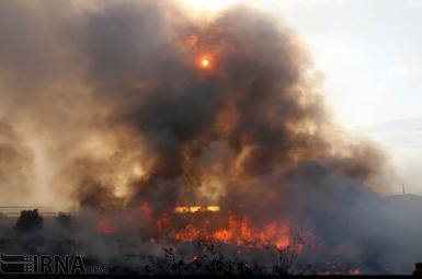 آتش‌سوزی در جزیره‌ی آشوراده